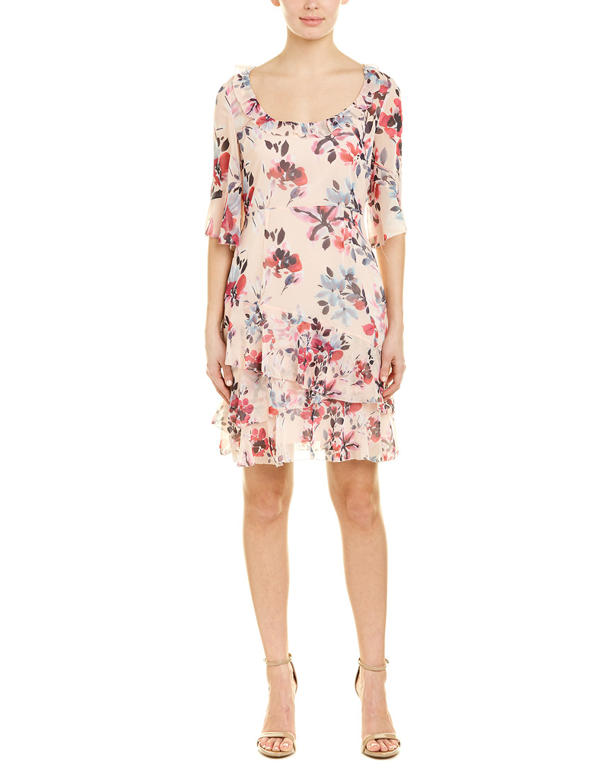 Image of French Connection Ruffle Tiered A-Line Dress