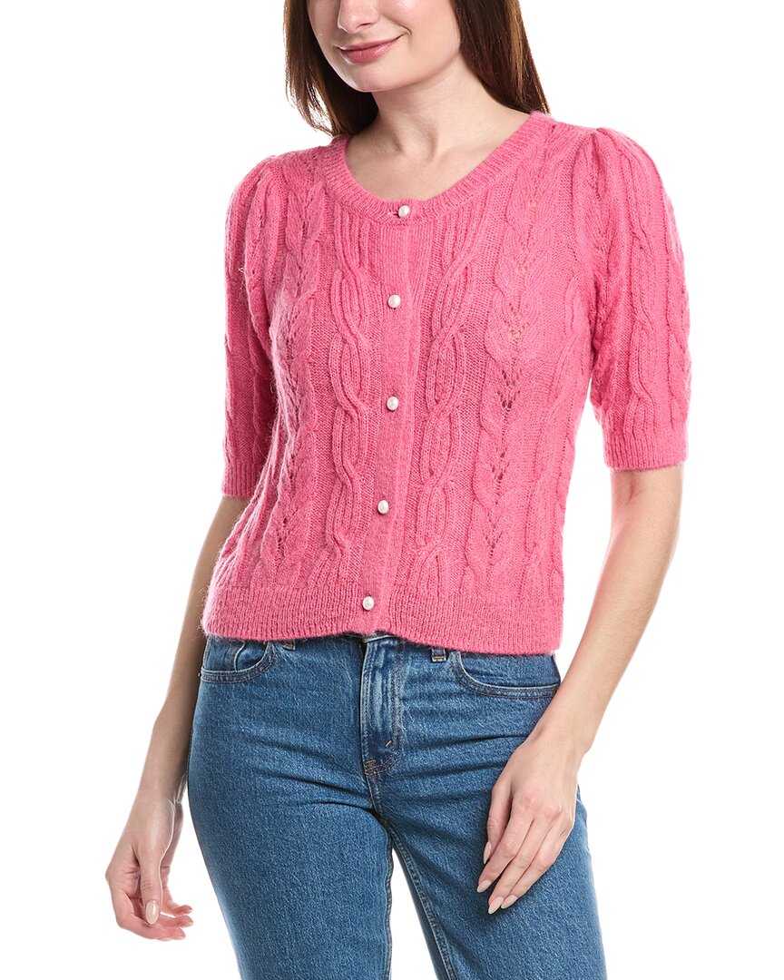 525 AMERICA 525 AMERICA PUFF SLEEVE WOOL-BLEND CARDIGAN 