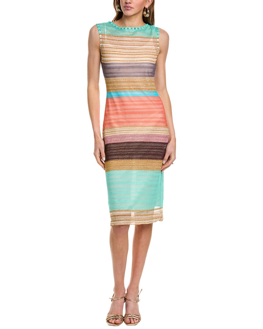 Shop Missoni M Mini Dress In Red