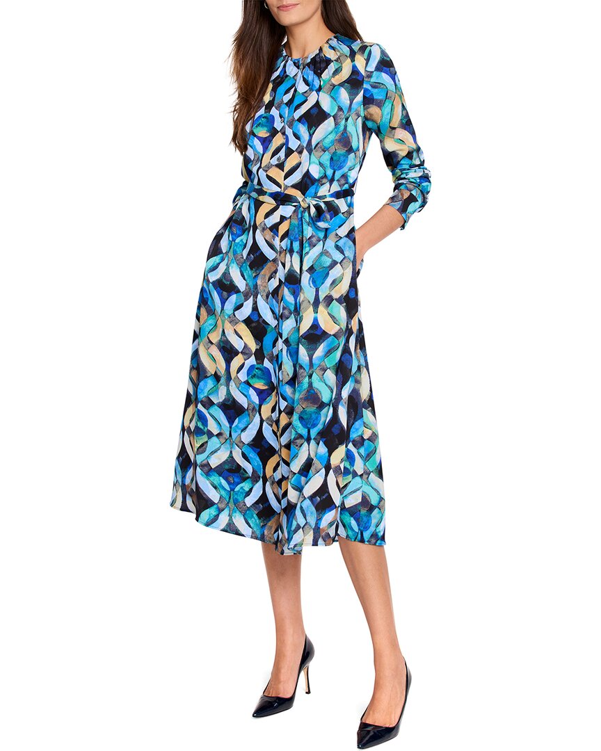 Nic + Zoe Nic+zoe Wave Links Loren Long Sleeve Shirtdress
