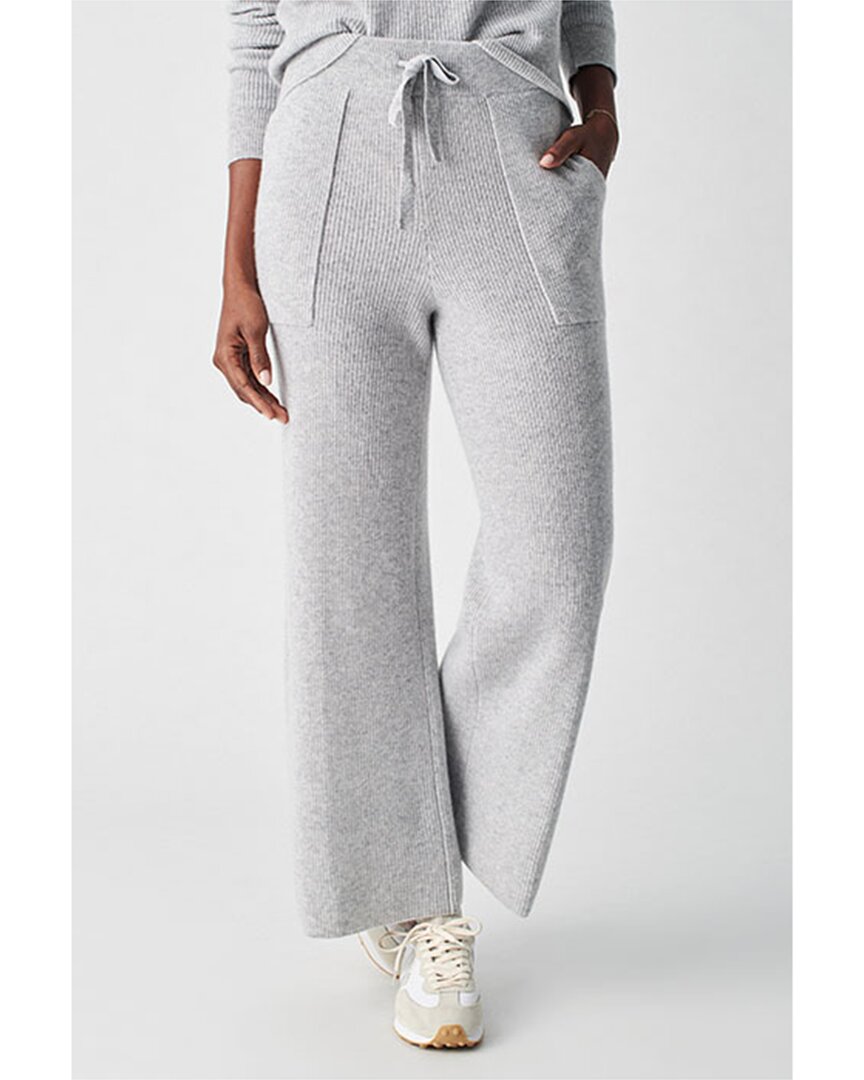 Shop Faherty Cloud Cashmere Pant In Grey