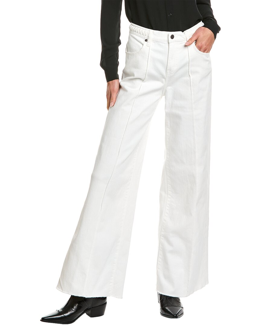 Johnny Was The Braided Wide Leg Jean In White