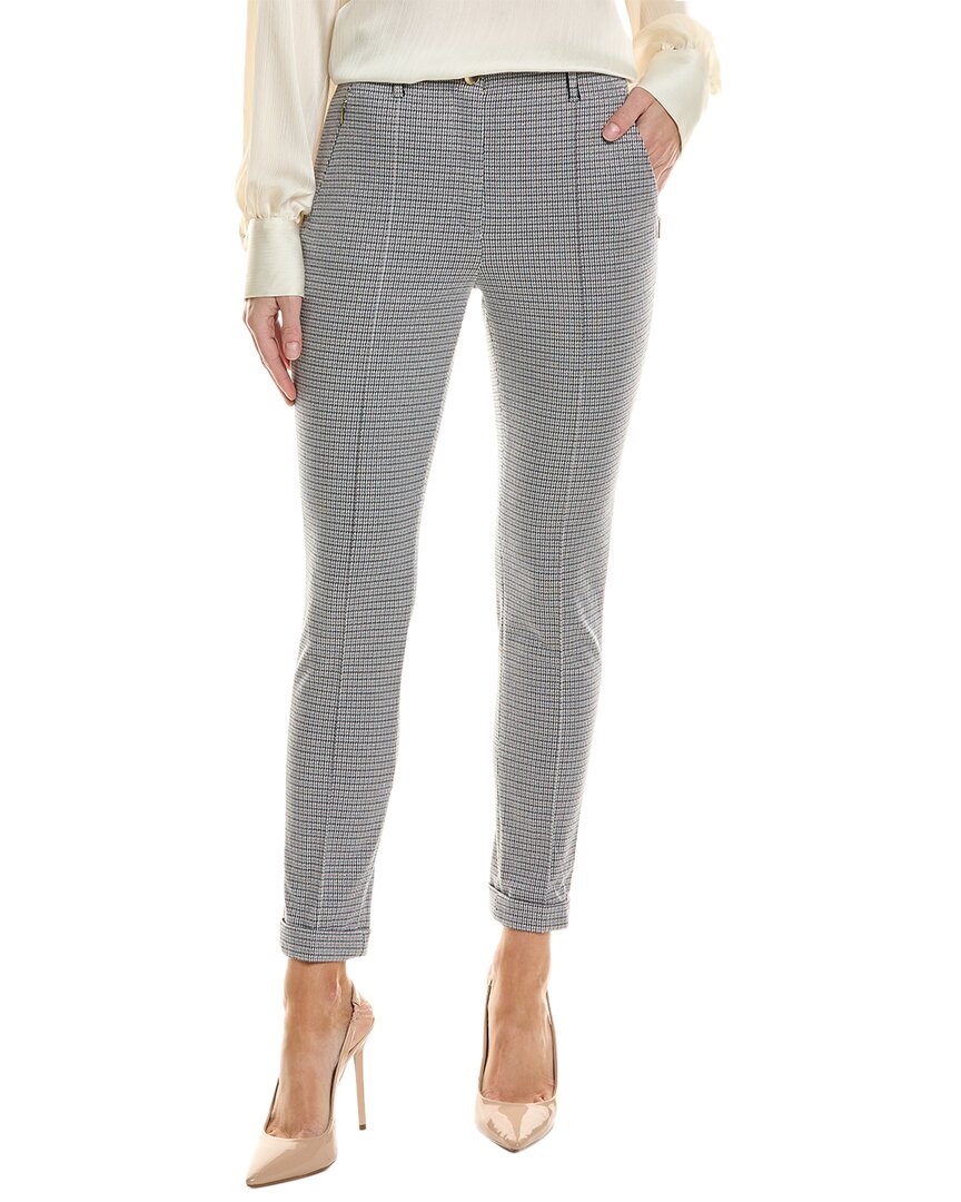 Marc Cain Straight Pant In Blue