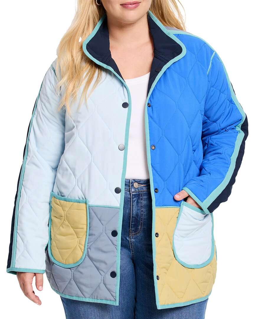 Nic + Zoe Mixed Up Quilted Coat