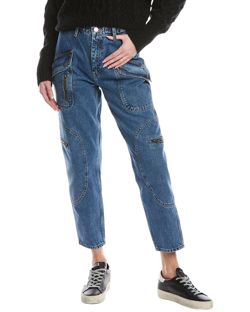 Re/done Racer Taper Speedway Jean In Blue