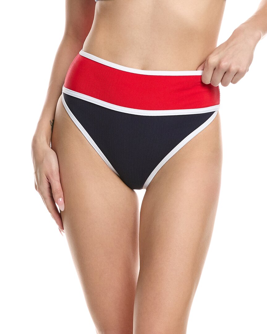 Shop Beach Riot Carlotta Bikini Bottom In Blue