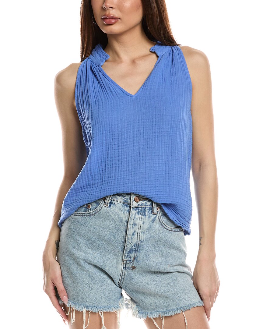 Michael Stars Viola Split Neck Tank