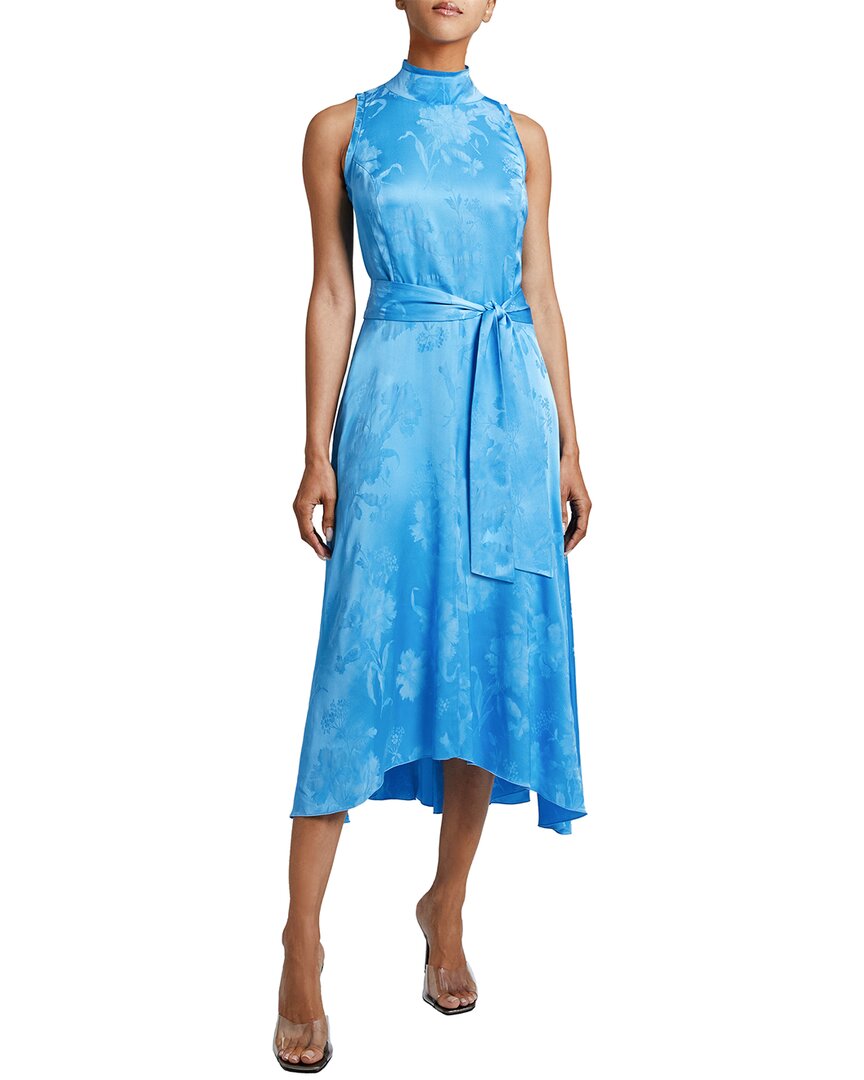 Santorelli Taylor Mock Neck Midi Dress