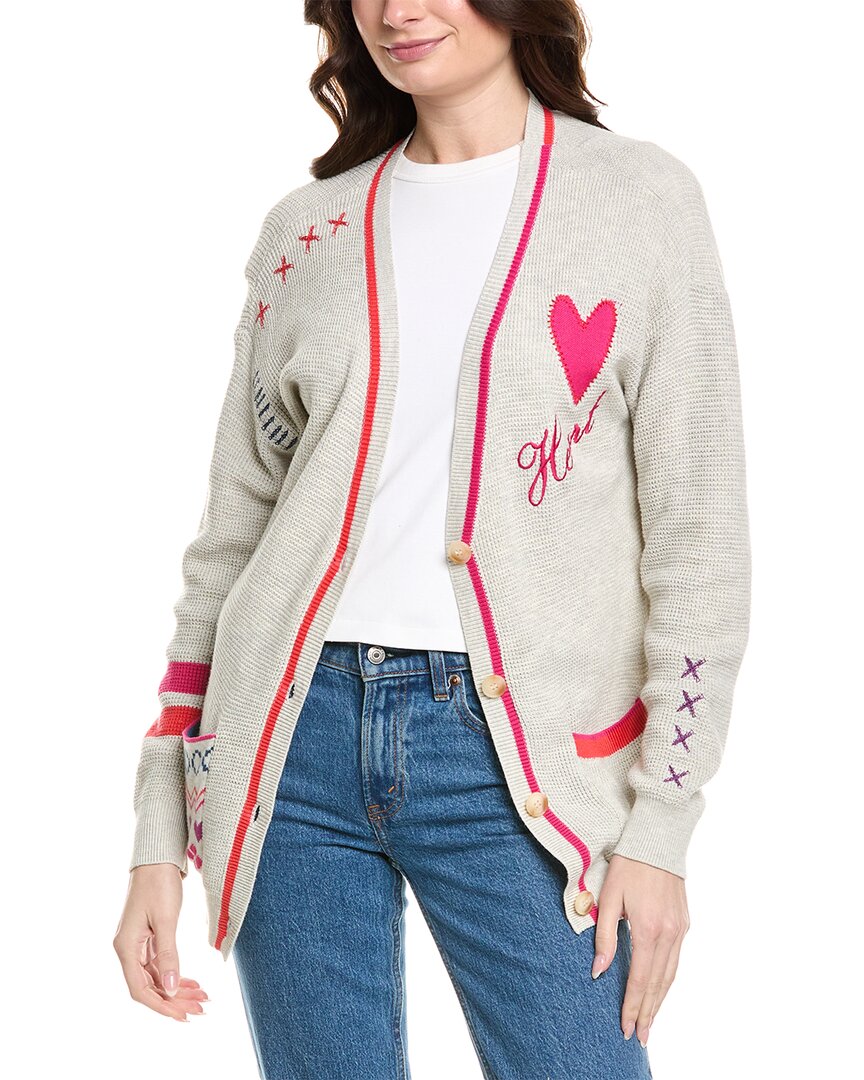 FATE FATE WAFFLE KNIT CARDIGAN