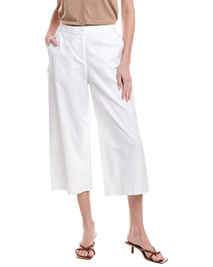 EILEEN FISHER EILEEN FISHER PETITE WIDE CROPPED TROUSER
