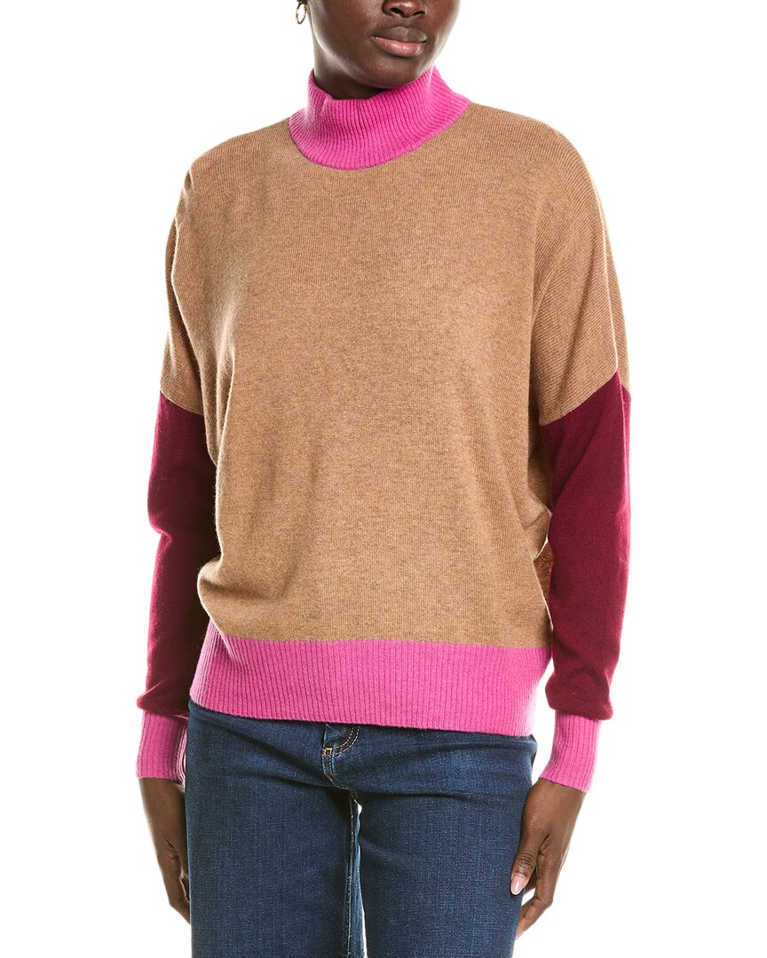 Brodie Cashmere Wool & Cashmere-blend Color Block Jumper