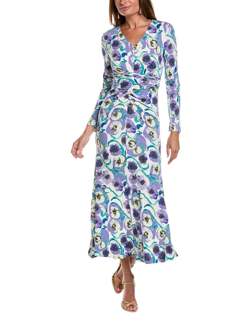 Diane Von Furstenberg Timmy Maxi Dress In Purple