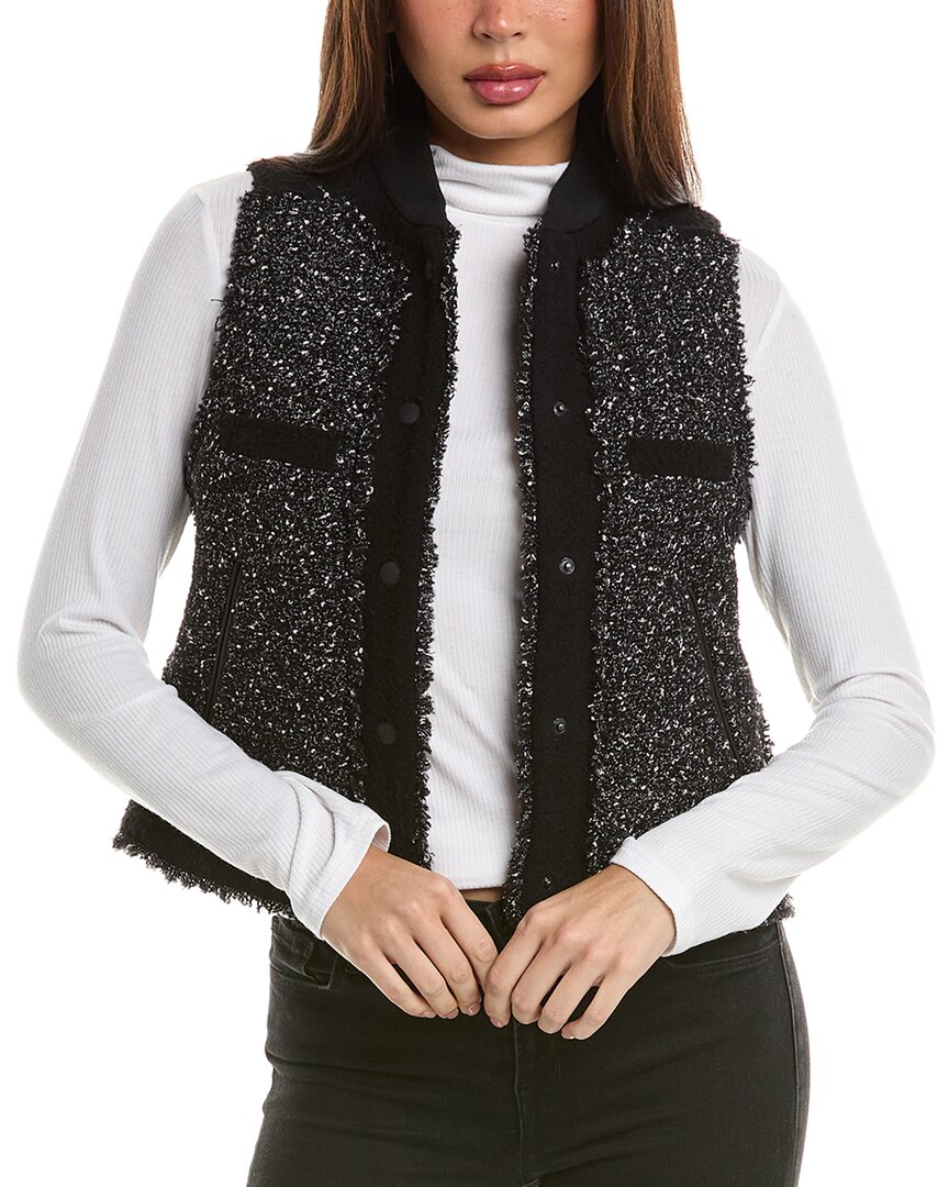 Rag & Bone Judity Wool-blend Vest In Black