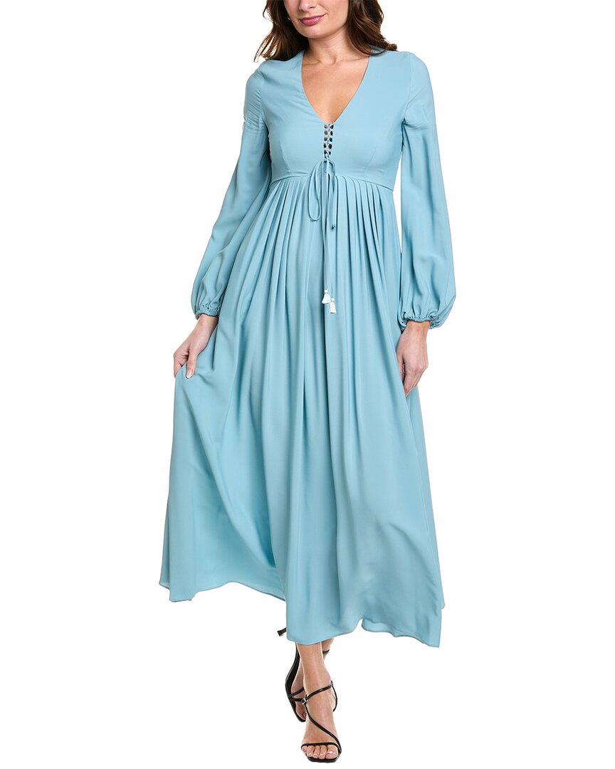 Weekend Max Mara Gambero Maxi Dress In Blue