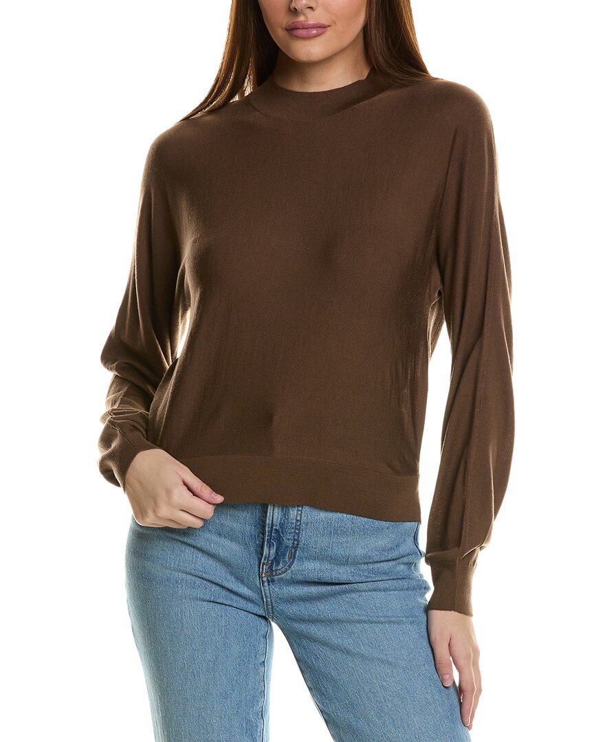 Theory Karenia Cashmere Sweater In Brown