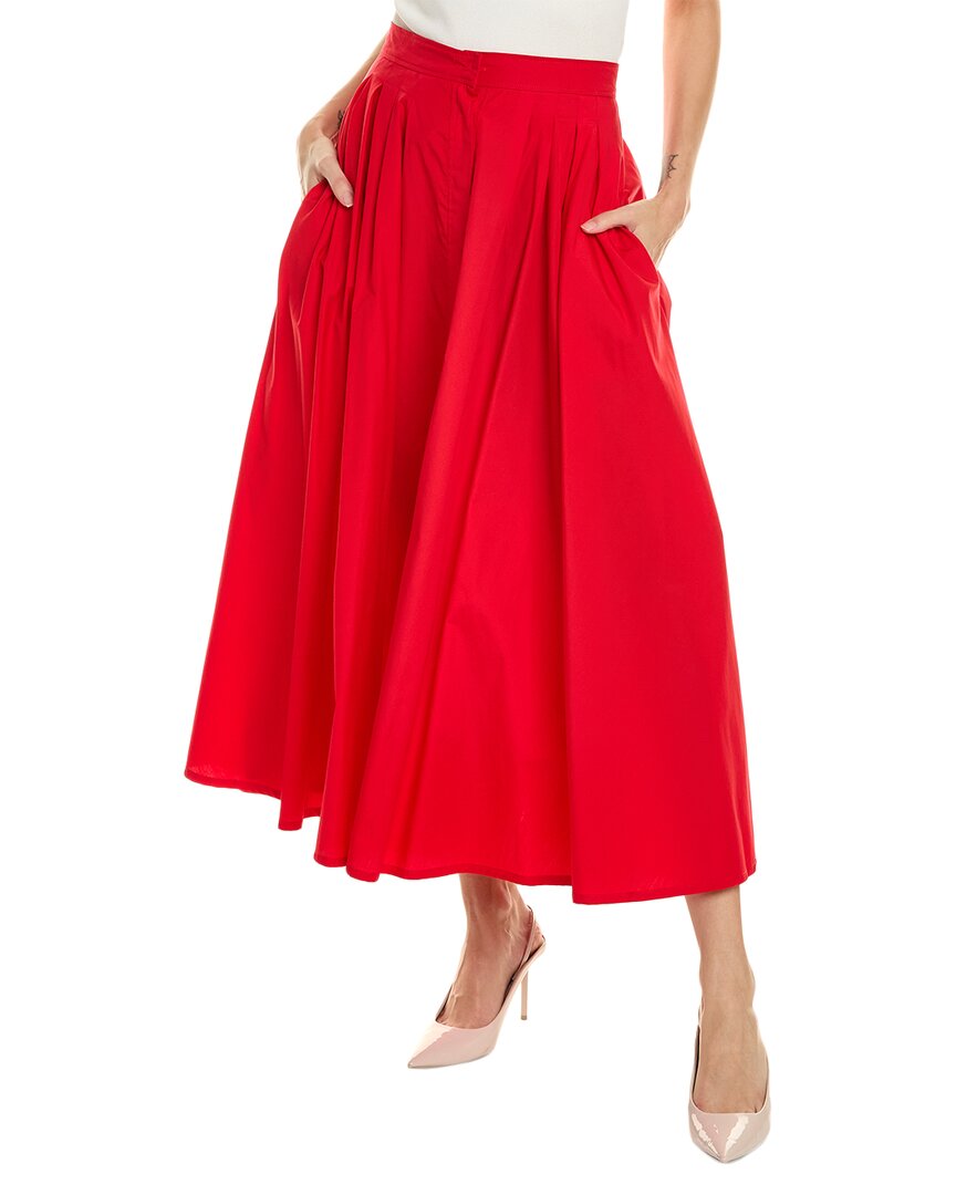 Max Mara Studio Sera Skirt In Red