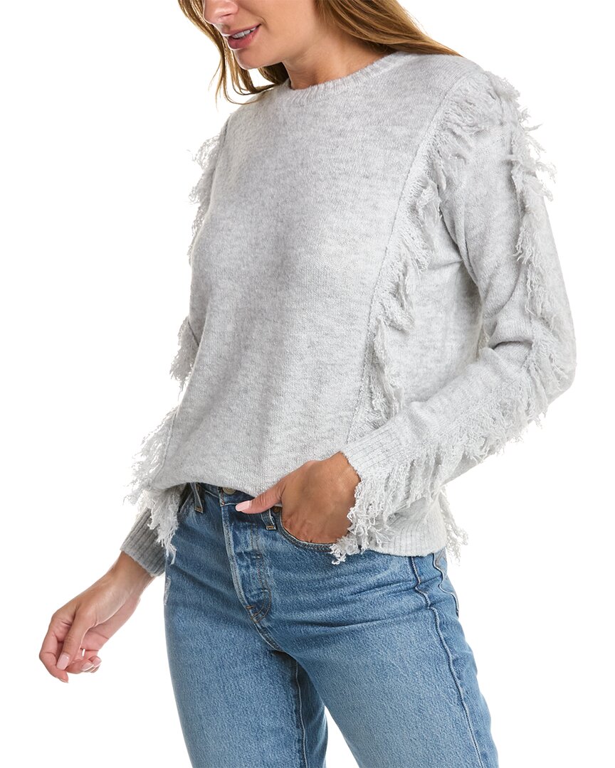 Rain And Rose Rain + Rose Sweater In Grey