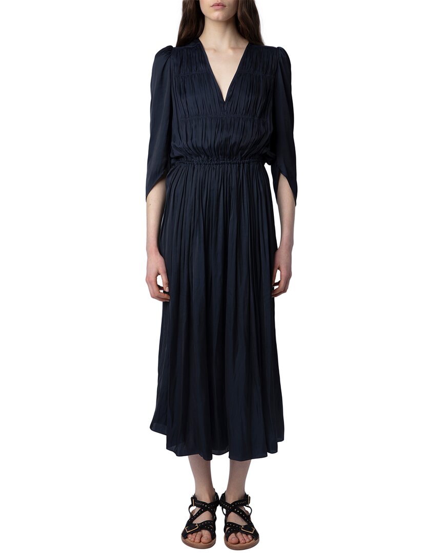 ZADIG & VOLTAIRE ZADIG & VOLTAIRE RYOKO SATIN MAXI DRESS