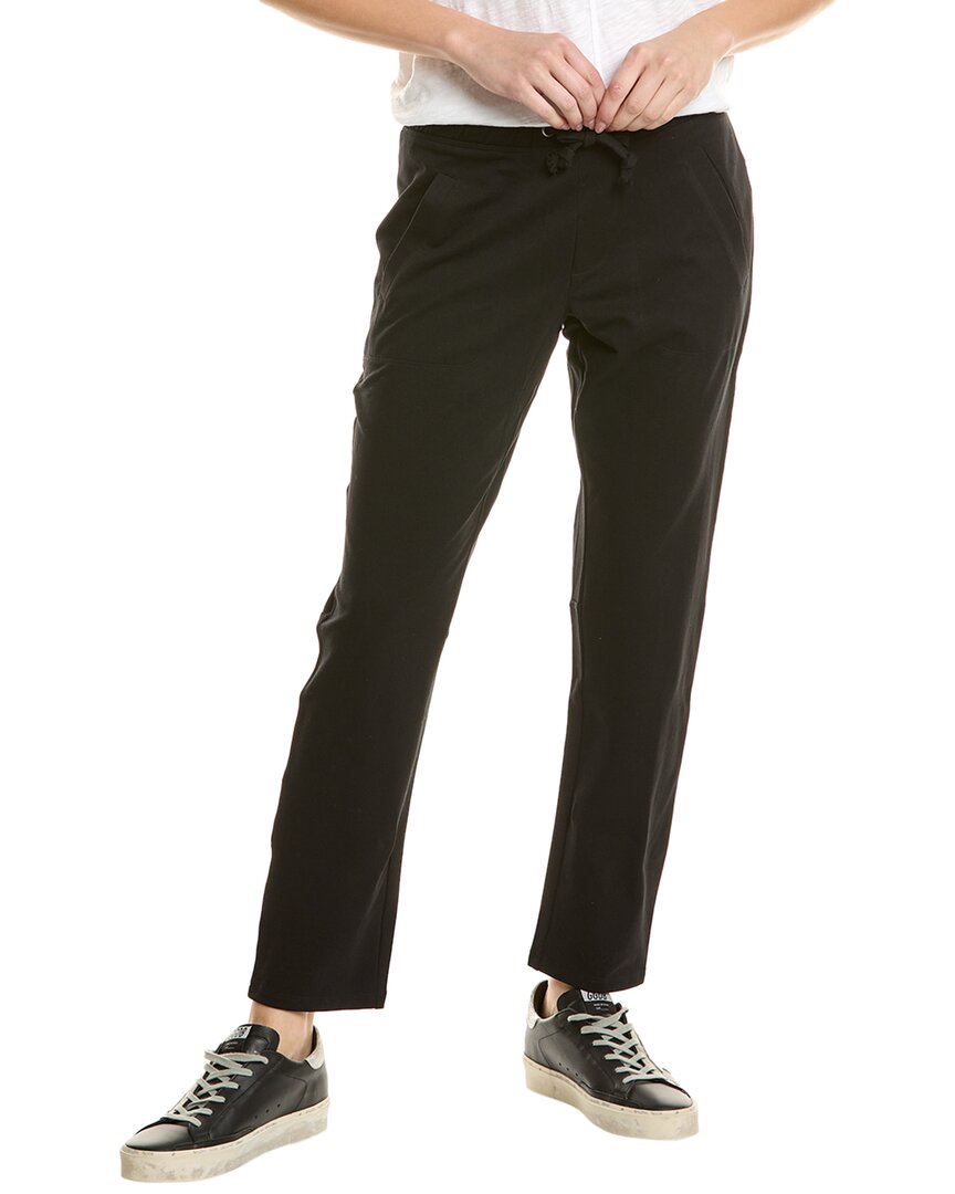 Grey State Drawstring Pant In Black