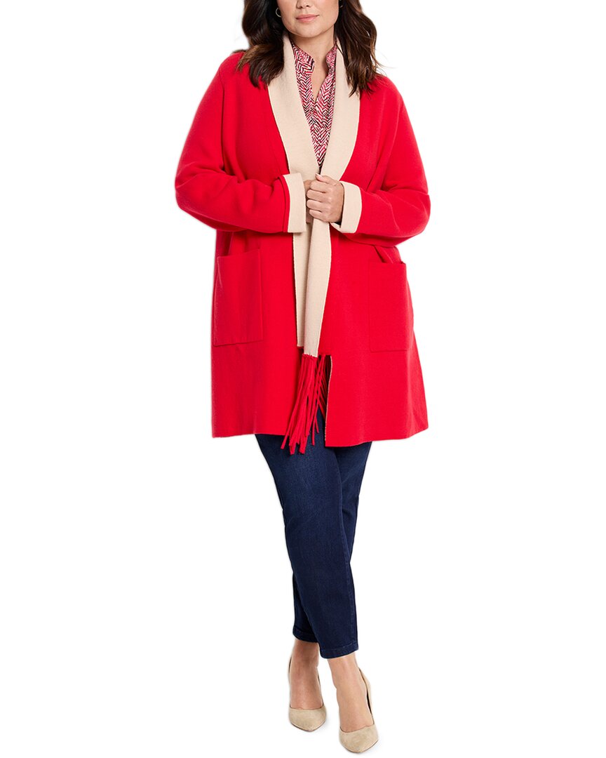 Nic + Zoe Nic+zoe Plus Cool Nights Reversible Fringe Jacket