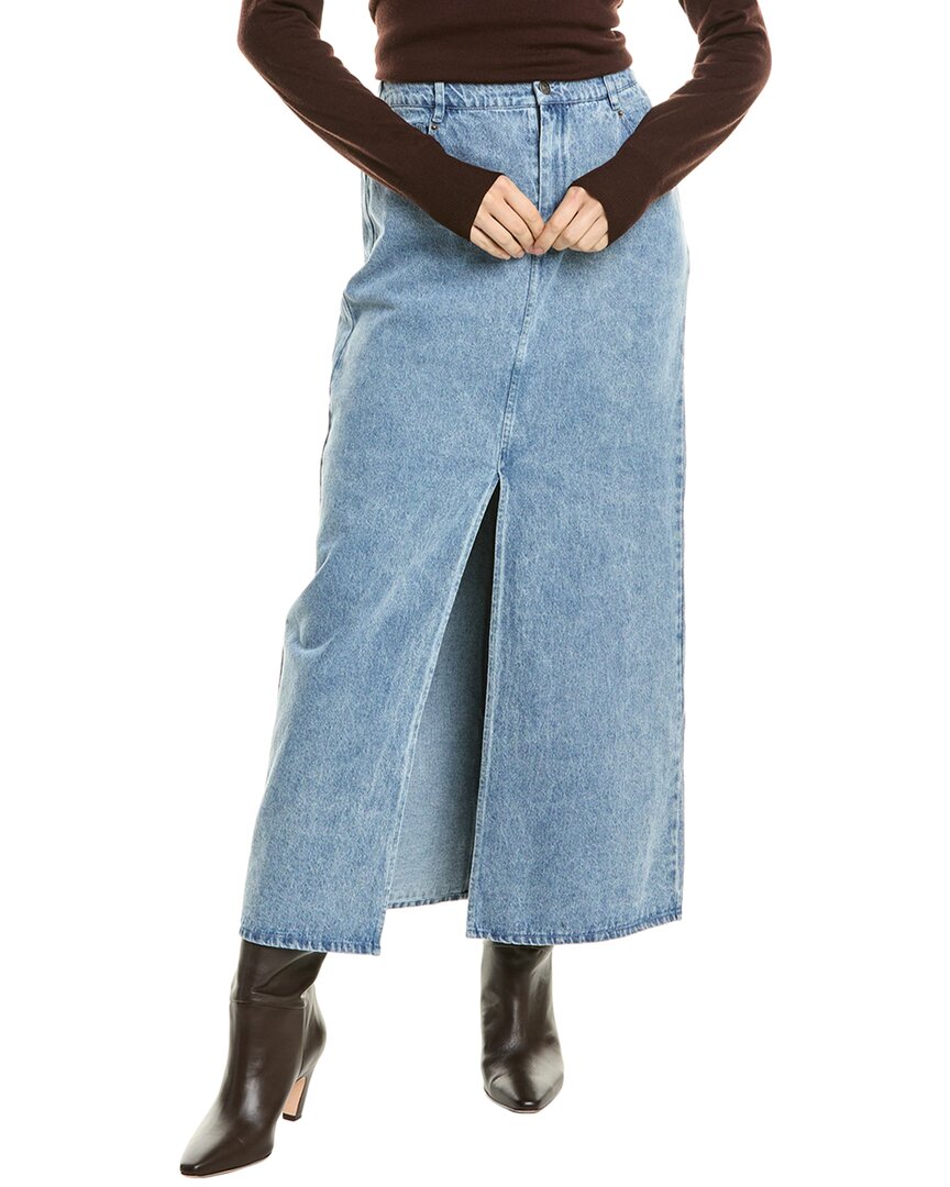 Splendid Rhiannon Maxi Skirt In Blue