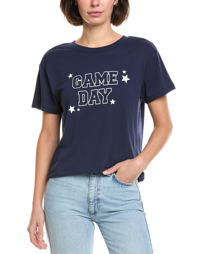 Wildfox Game Day Jamie T-shirt In Blue