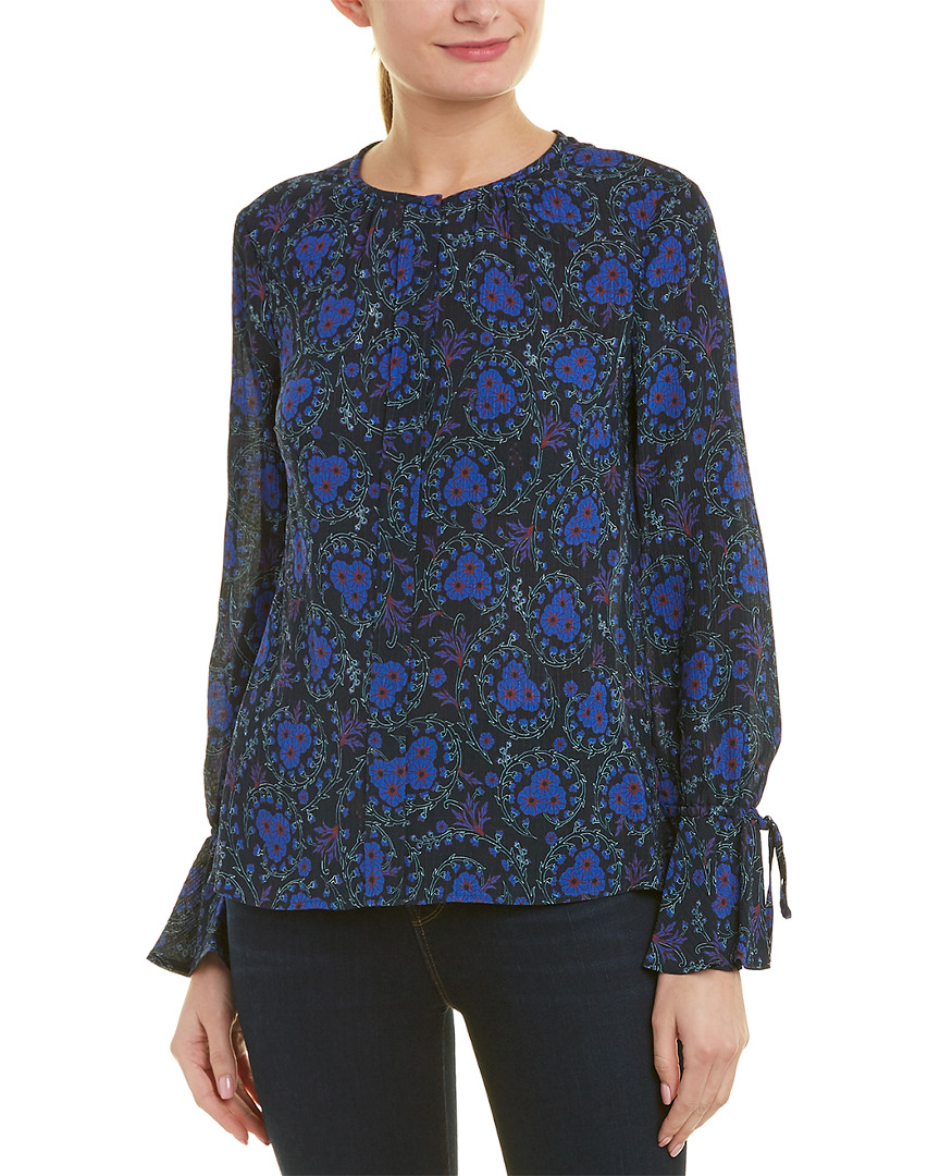Image of Derek Lam  Crosby Bell Sleeve Silk Top