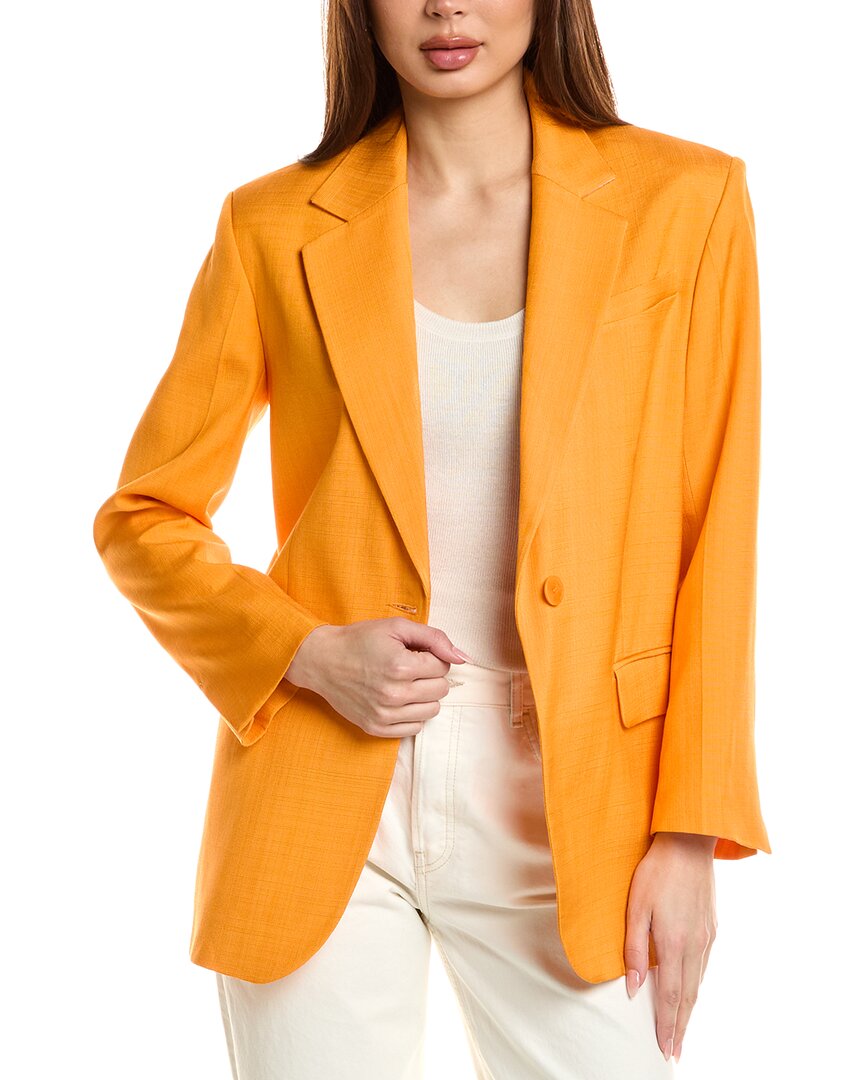 Sandro Suit Blazer In Orange
