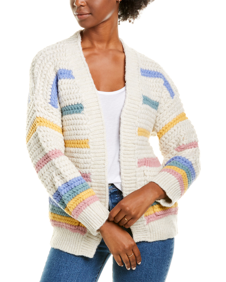 Image of LITTLE LIES Candy Wool & Mohair-Blend Cardigan