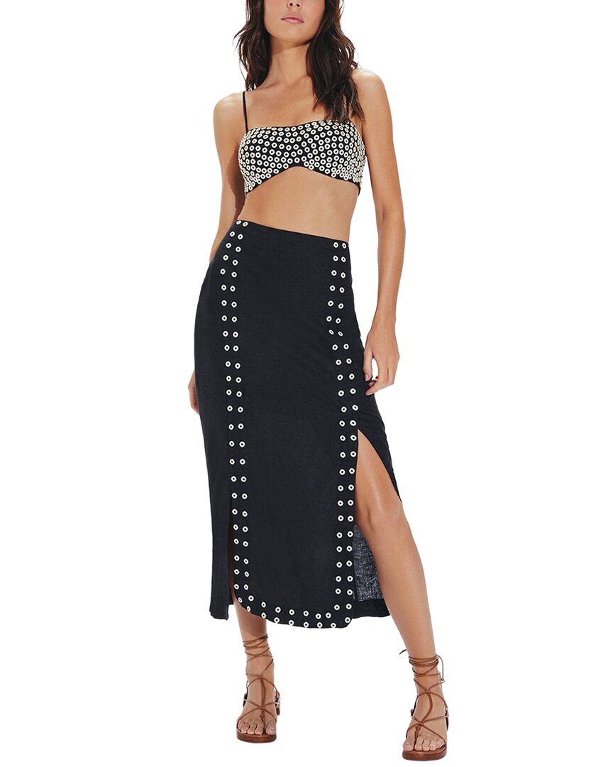 Shop Vix Lana Detail Midi Skirt
