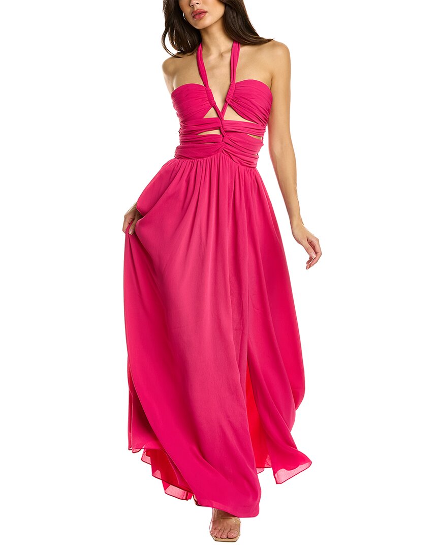 Ronny Kobo Ally Maxi Dress In Pink