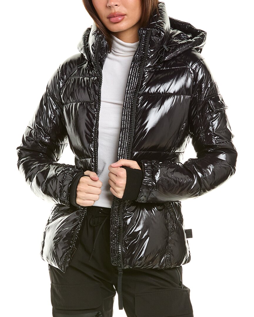 S13 S13 KYLIE HIGH GLOSS PUFFER JACKET