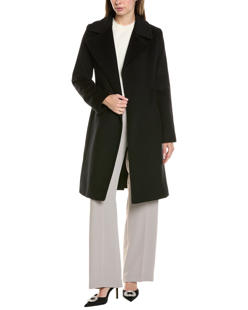 Fleurette Medium Wool-blend Wrap Coat