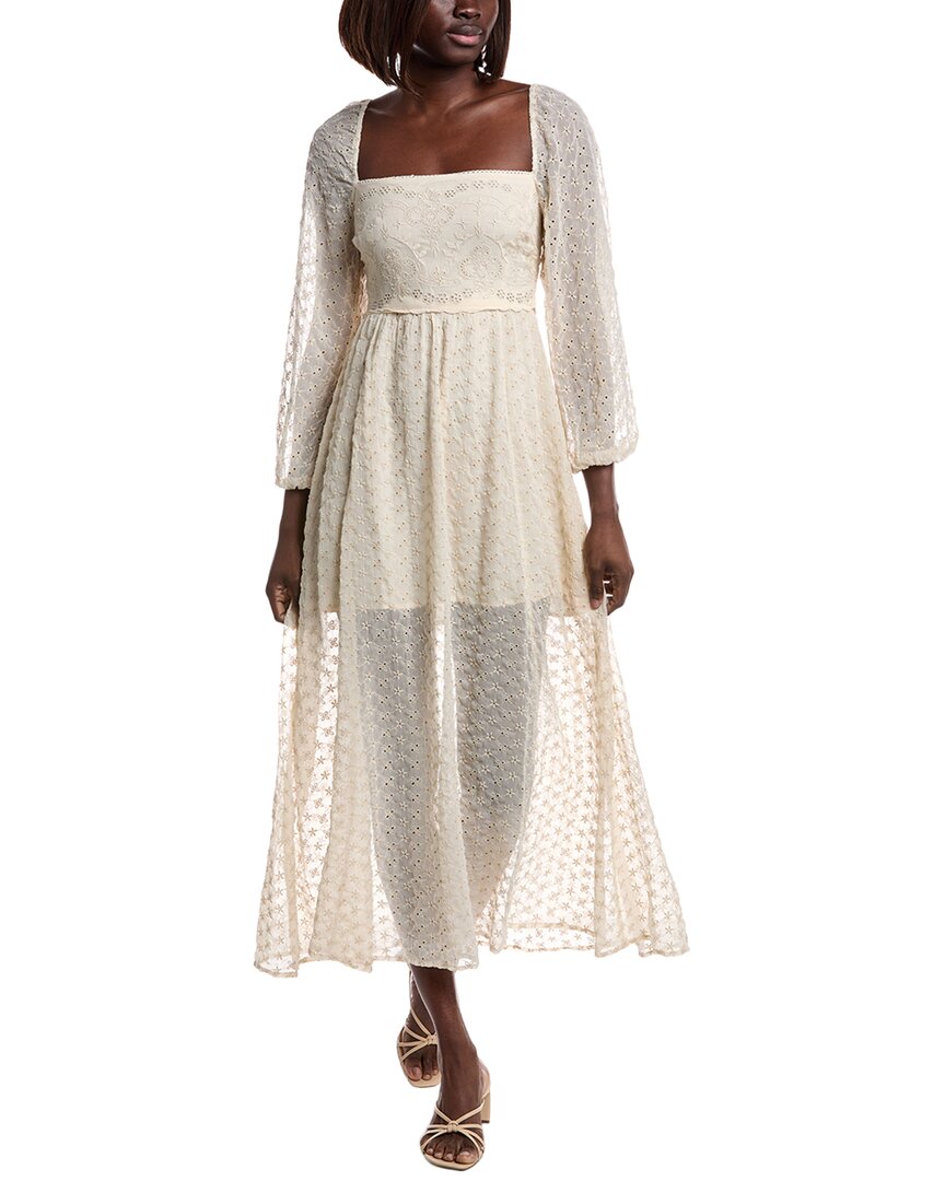 Free People Malina Maxi Dress In Ivory
