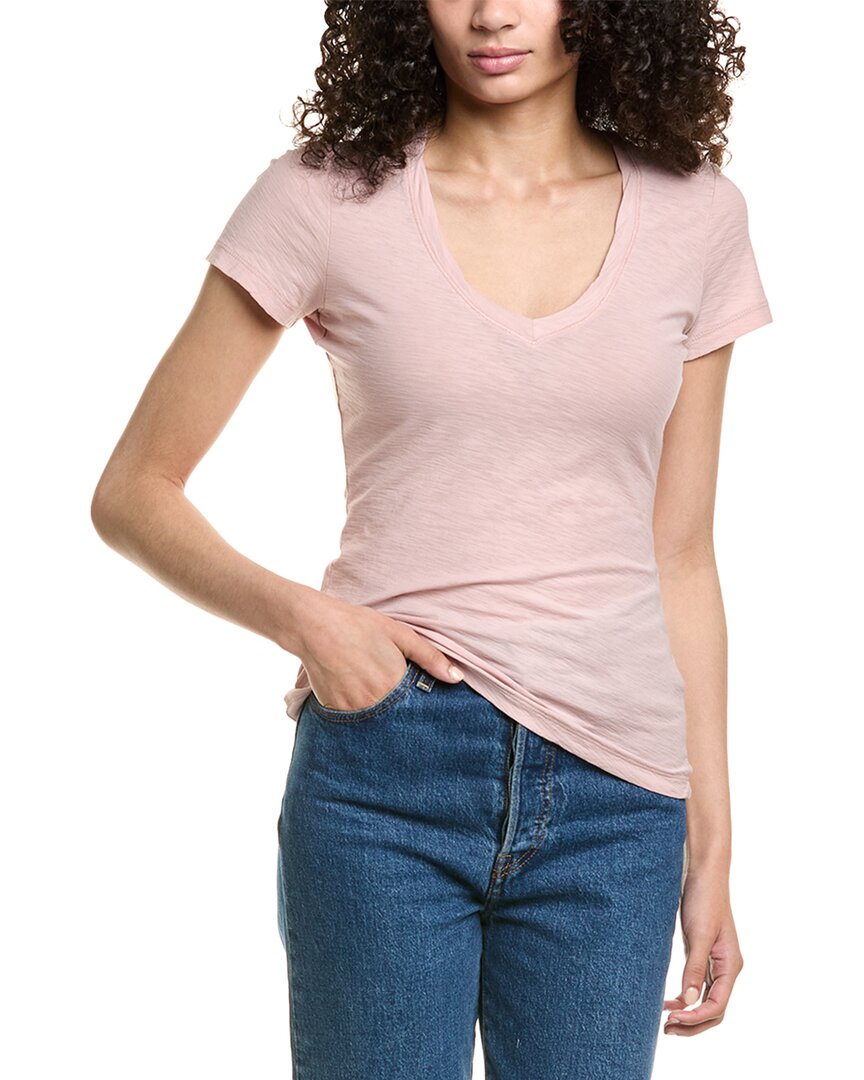 JAMES PERSE JAMES PERSE CASUAL REVERSED BINDING T-SHIRT