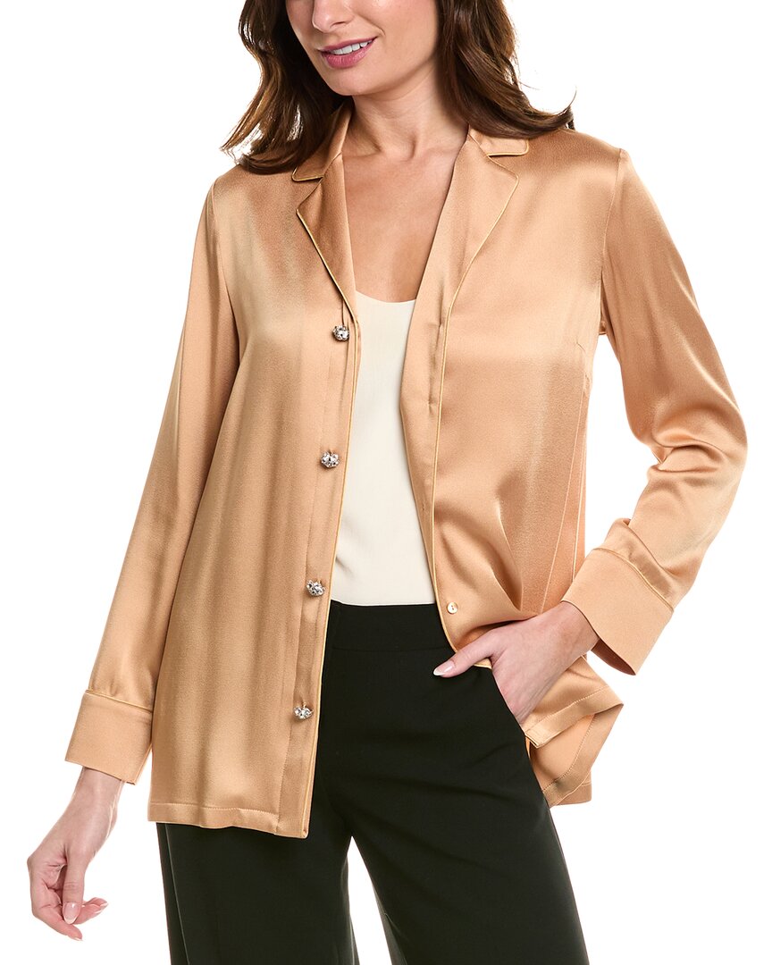 Max Mara Studio Girino Shirt In Beige