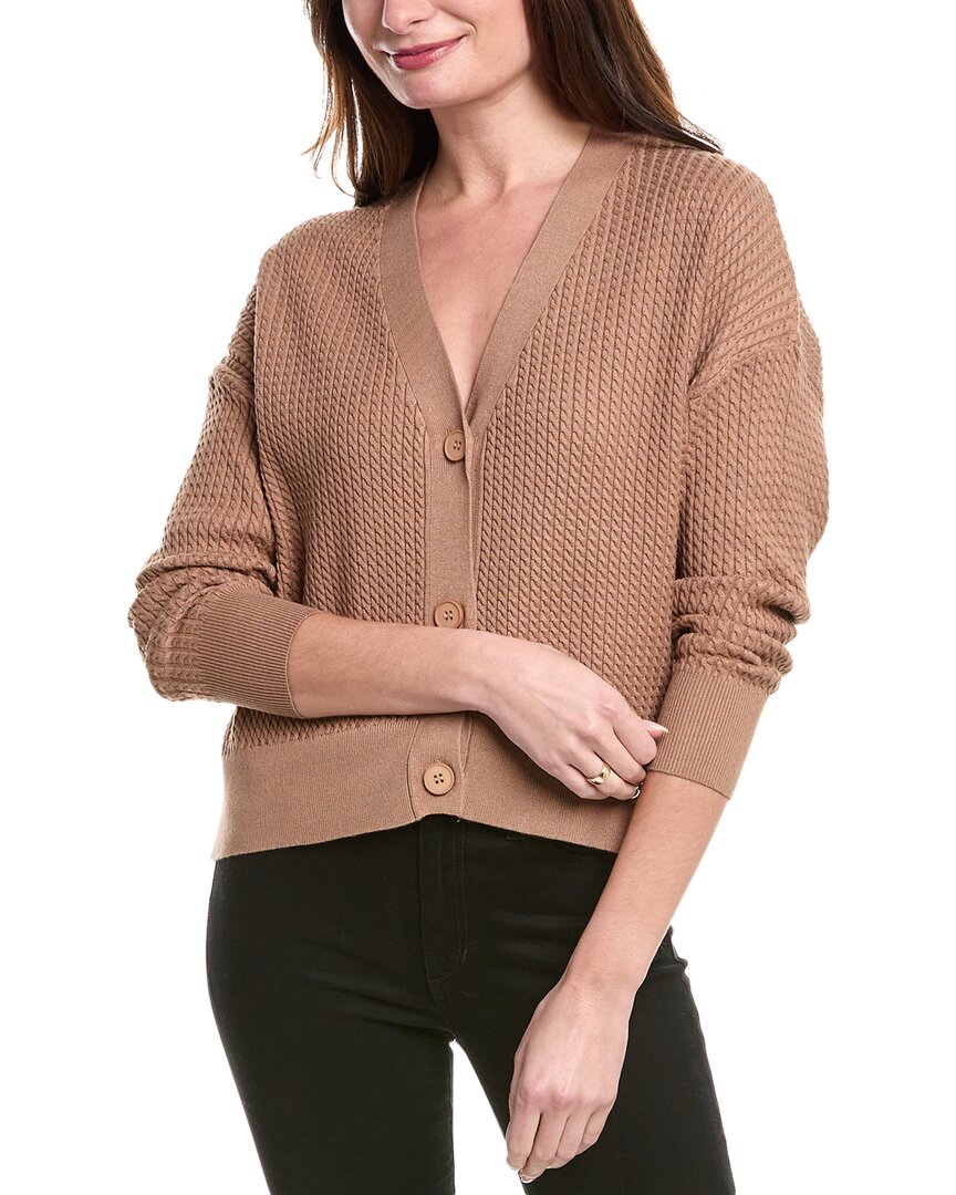 POINT POINT CABLE CARDIGAN 