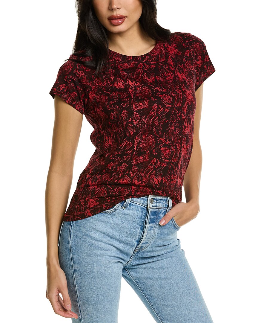 Shop Rag & Bone Snake T-shirt In Red