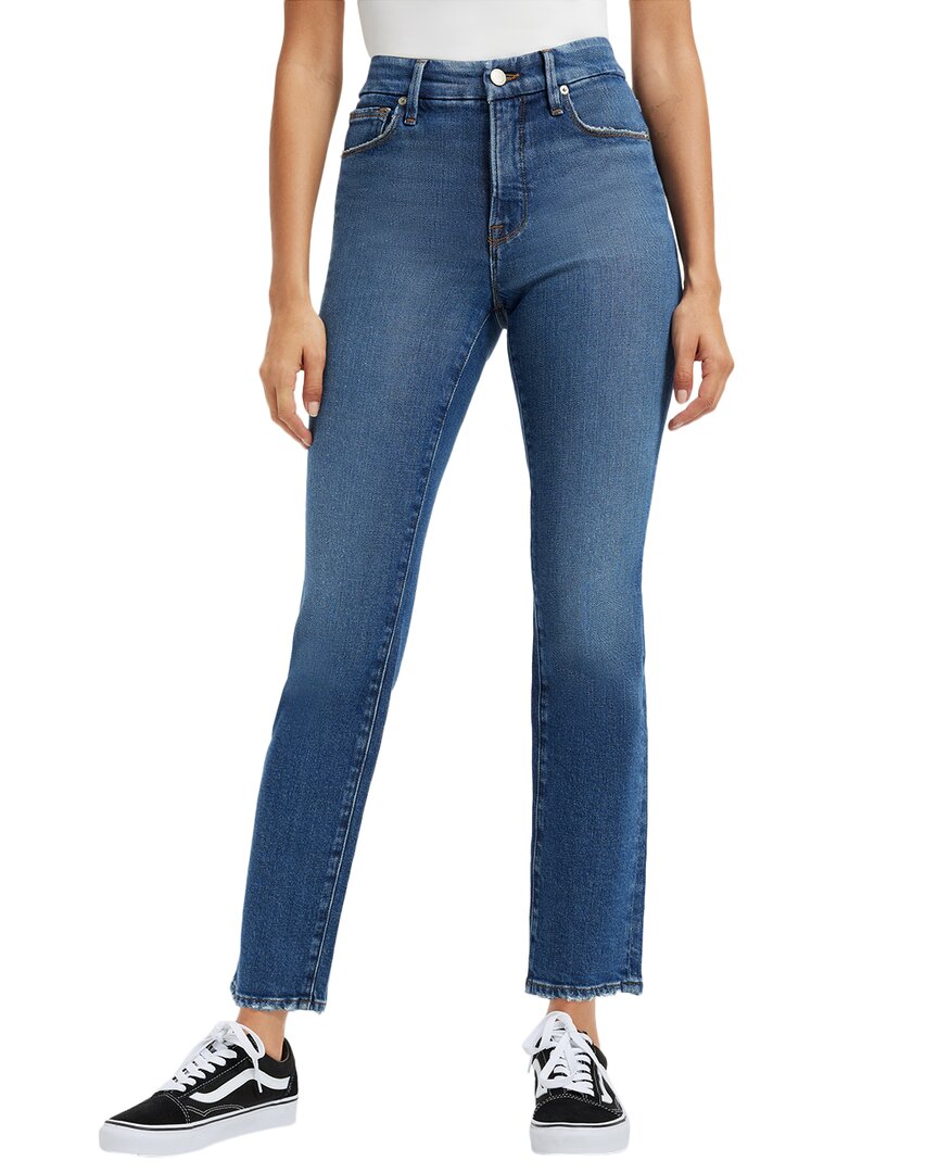 Good American Good Legs Indigo Straight Jean
