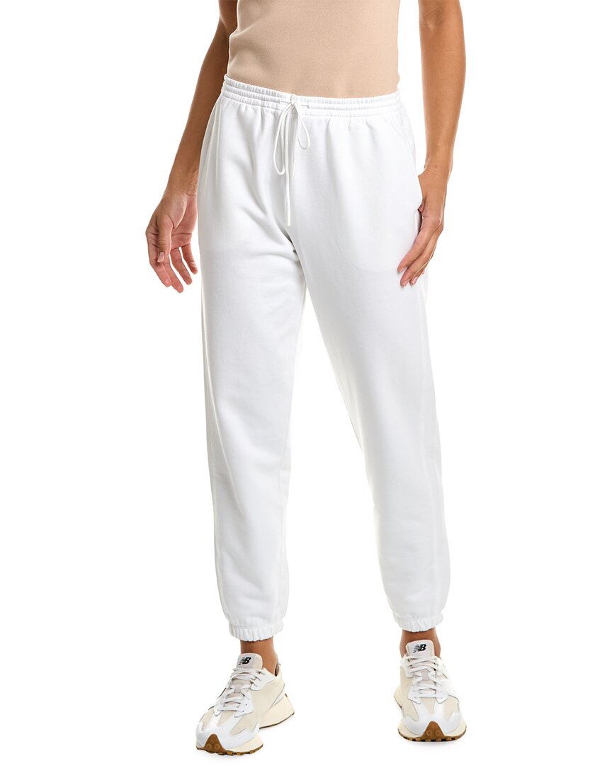 Vince Essential Cotton Joggers In White