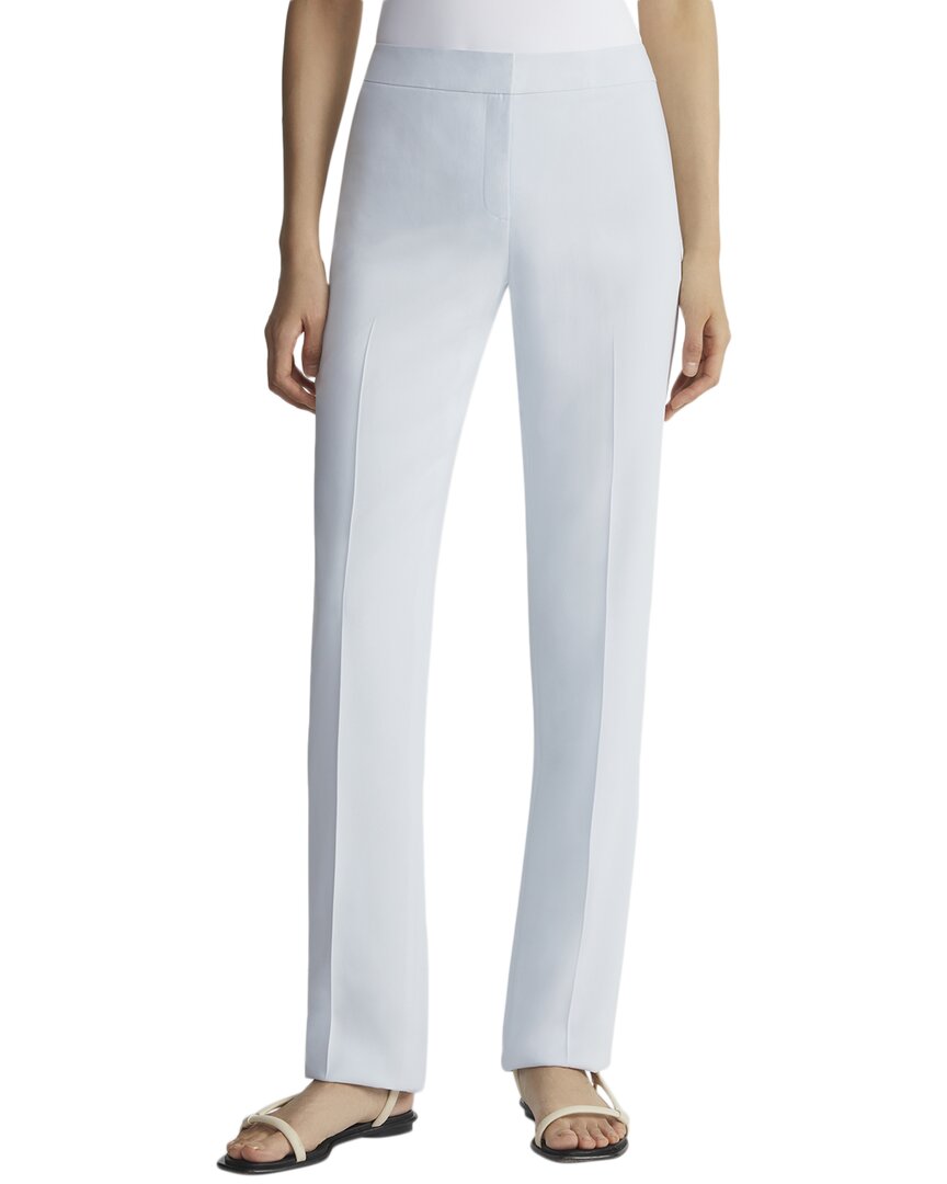 Lafayette 148 Barrow Finessecrepe Pants In Gray