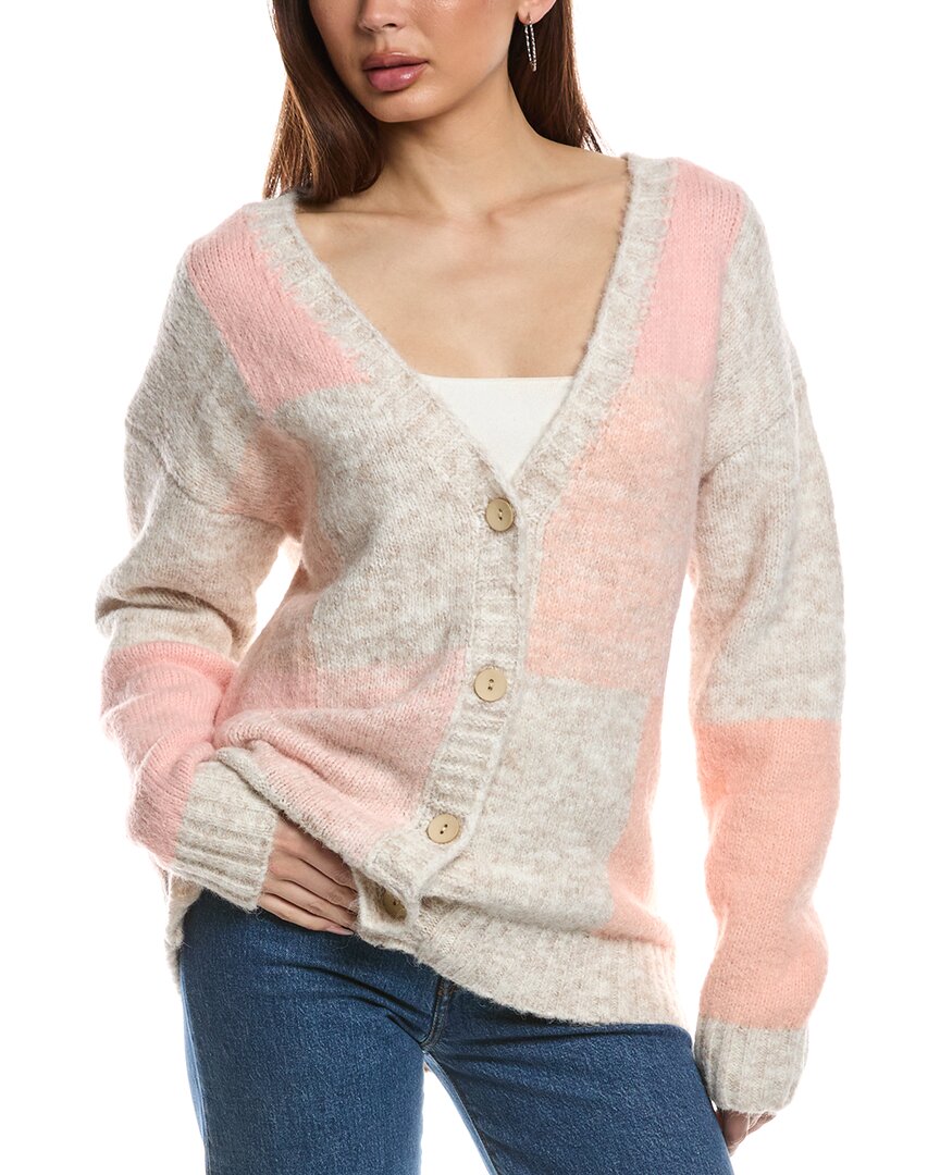 FATE FATE CUBE COLORBLOCKED WOOL-BLEND CARDIGAN
