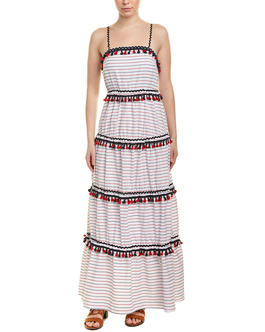 Image of L'ATISTE Tassel Trim Maxi Dress