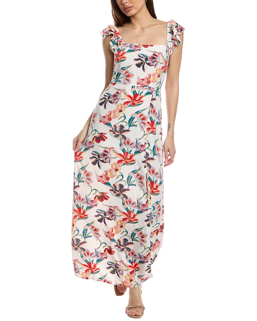 LOVESTITCH LOVESTITCH SMOCKED BACK MIDI DRESS