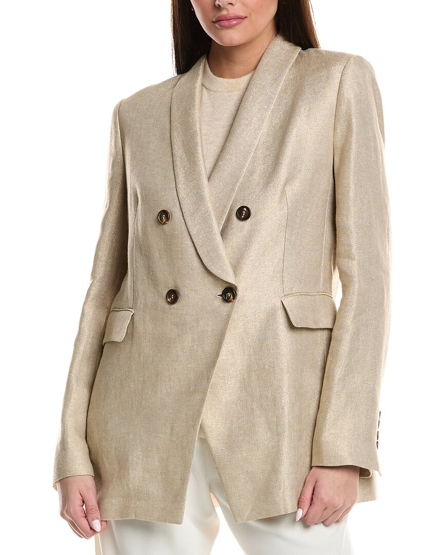 Brunello Cucinelli Linen-blend Blazer