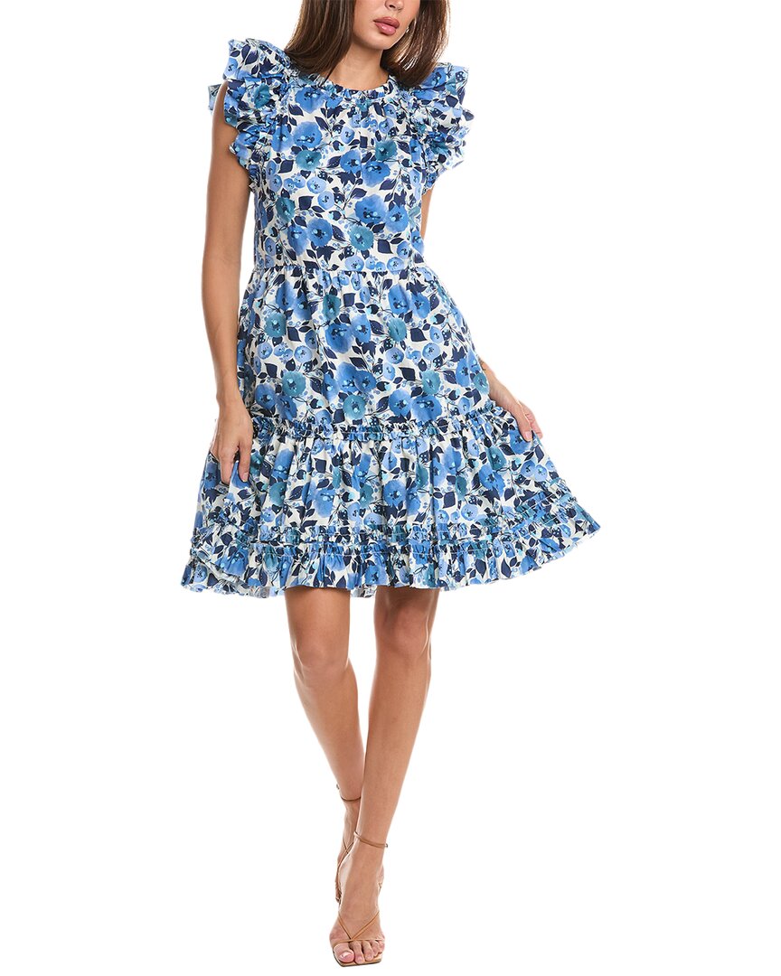 Tyler Boe Tyler Böe Ursula Mini Dress In Blue