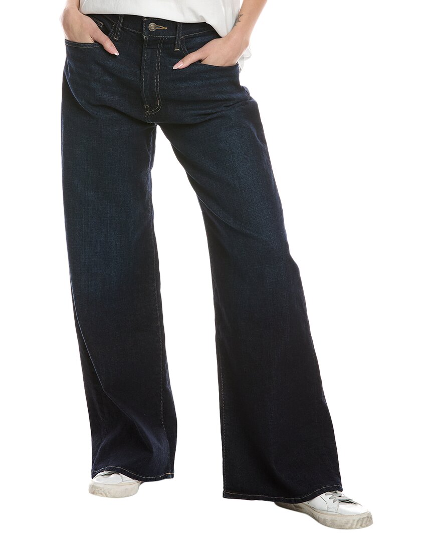 Hudson Jean Jolene Last Splash Wide Leg Jean In Blue