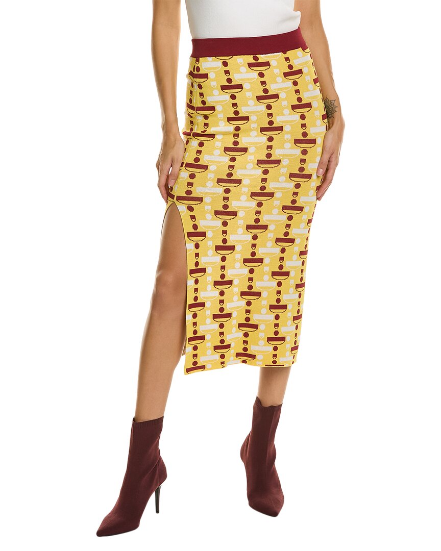 Shop Dodo Bar Or Joelle Skirt In Yellow