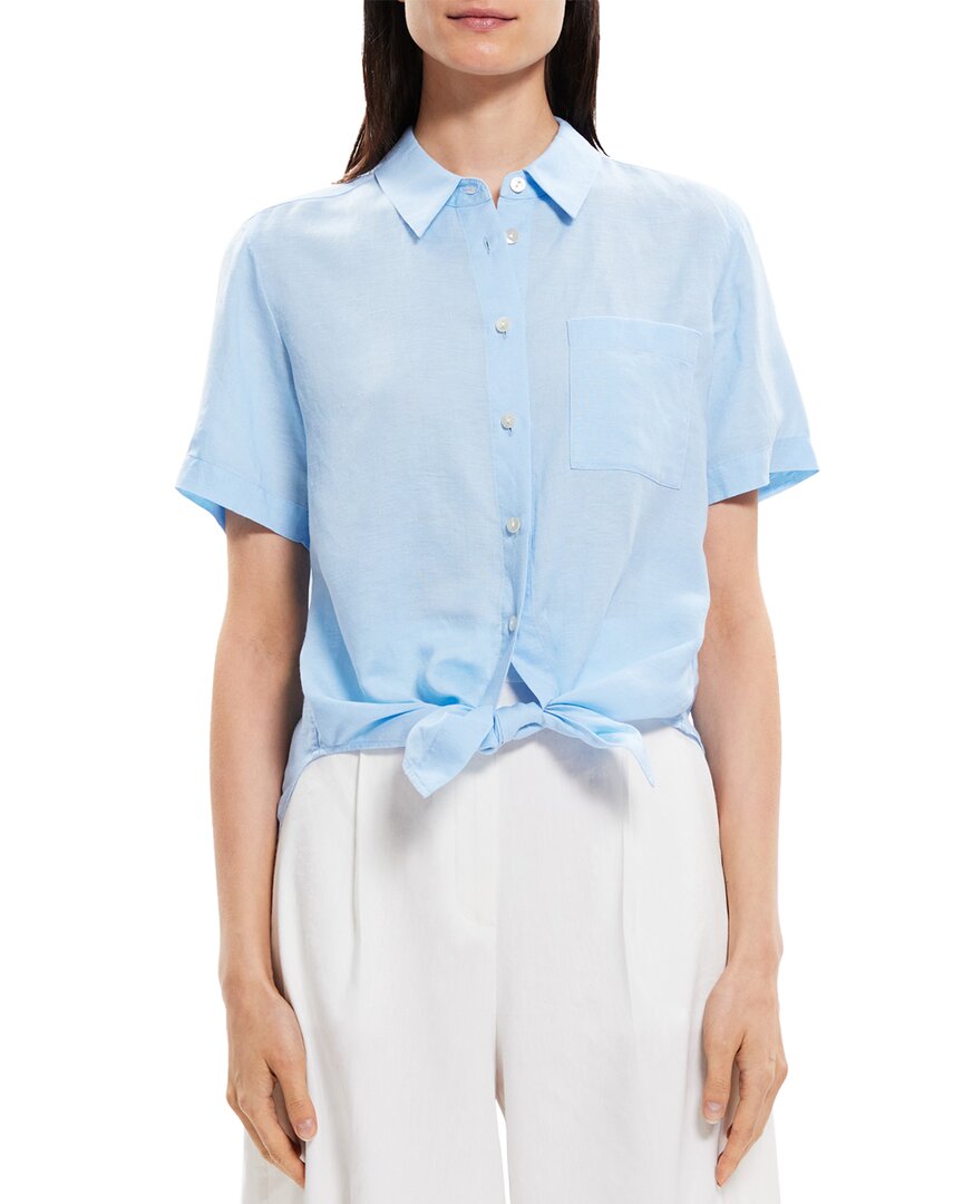 Shop Theory Hekanina Linen-blend Shirt