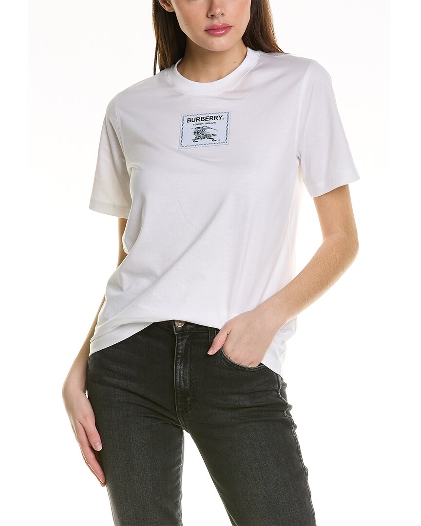 Shop Burberry Prorsum Label T Shirt In White